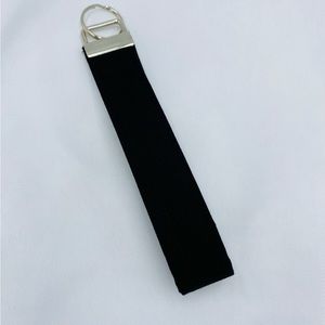 Key Fob Wristlet Keychain In Black Print